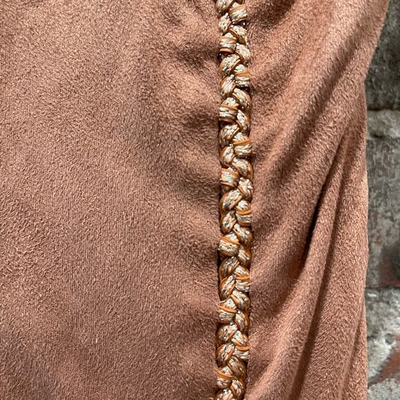 NWT House of CB Alanis Copper Vegan Suede Dress Size XS - Picture 5 of 8